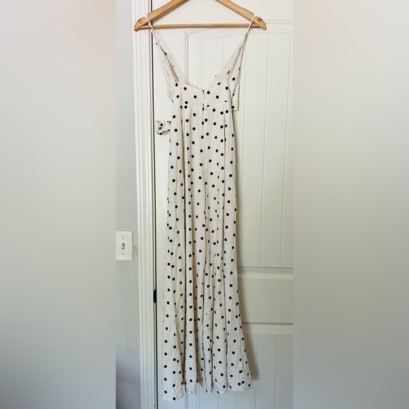 Tularosa Lainey Polka Dot Jumpsuit Ivory and Black - Picture 6 of 10